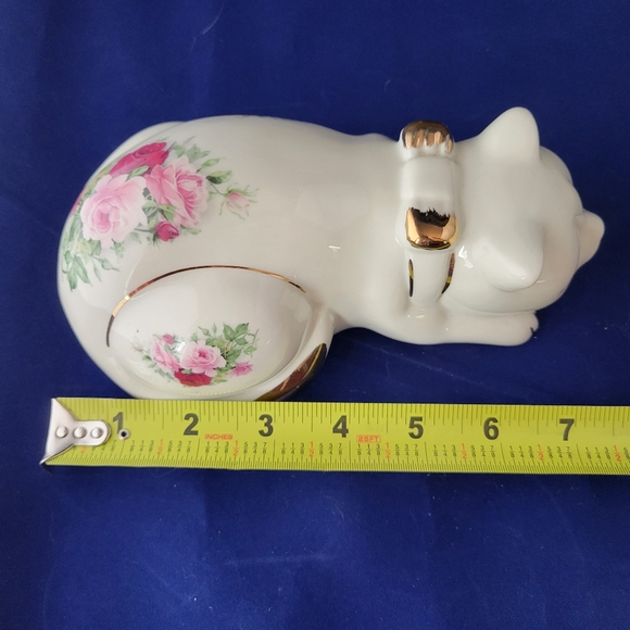 Formalities By Baum Bros. Sleeping Porcelain Cat Roses Unisex🌊🌟BUNDLE AND SAVE - Picture 14 of 16